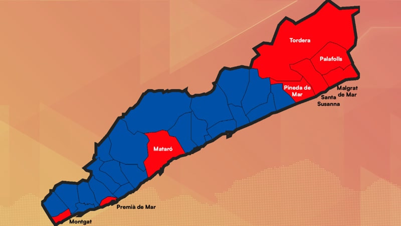 Junts es mant&eacute; com a primera for&ccedil;a al Maresme i guanya a 22 municipis