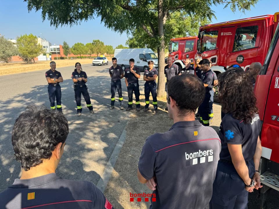 Bombers de Mataró s’uneixen a l’expedició catalana contra els incendis de Castelló i Madrid