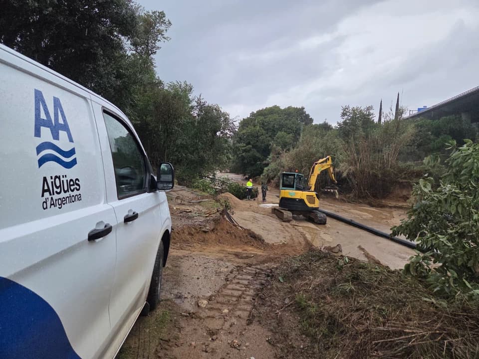 Les urbanitzacions d’Argentona afectades tornen a tenir aigua