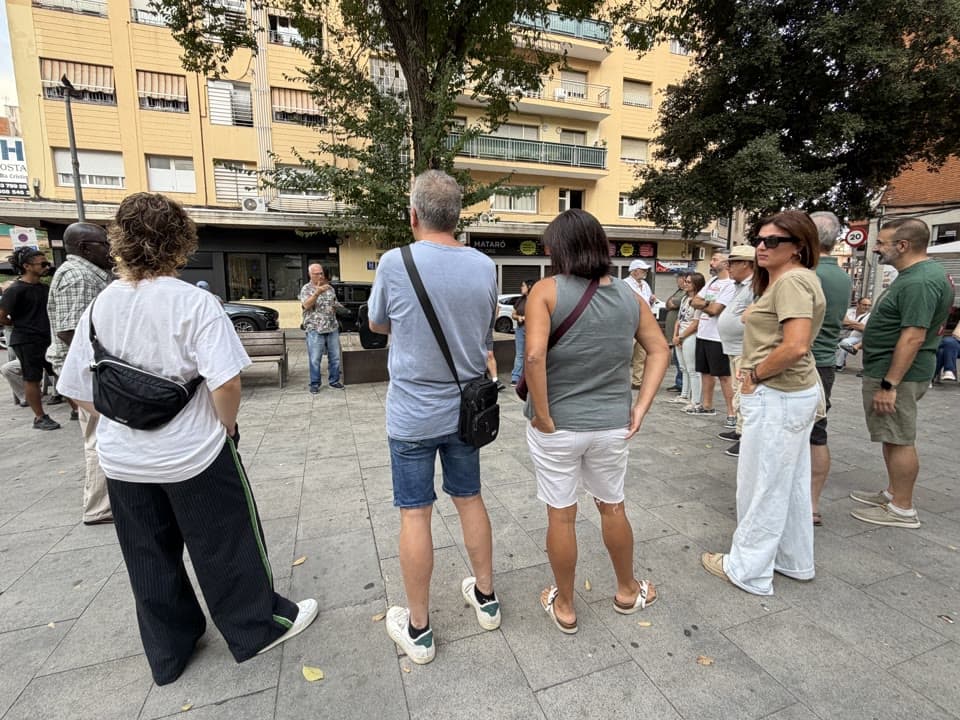 Accions a Mataró en solidaritat amb Maricarmen i tots els afectats pels desnonaments