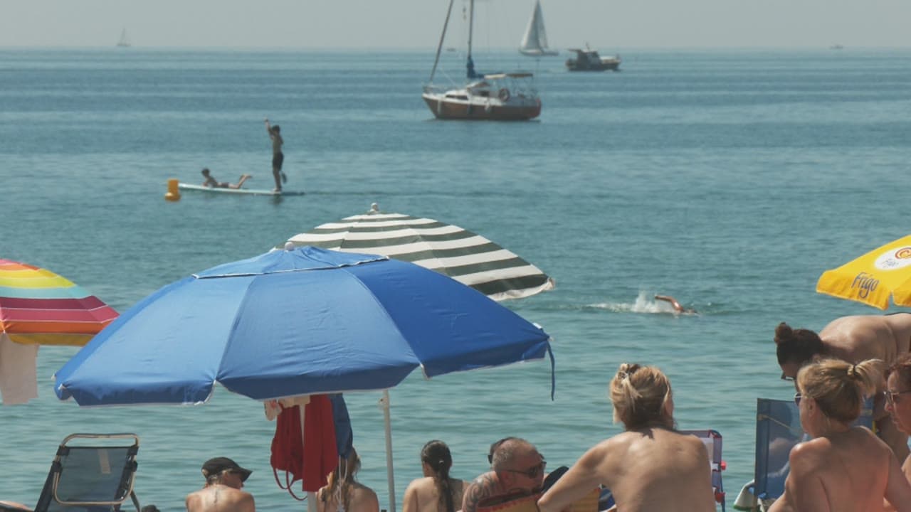 La calor afluixa lleugerament en un cap de setmana encara càlid